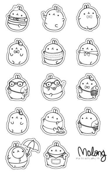 Милые наклейки для распечатки