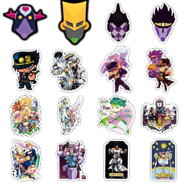 Наклейки аниме Джоджо