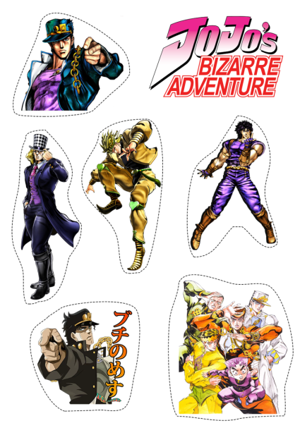 Jojo bizarre Adventure Стикеры