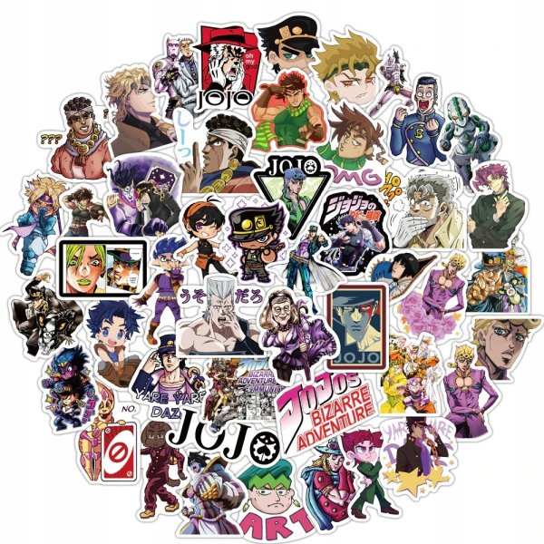 Джоджо наклейки на АЛИЭКСПРЕСС