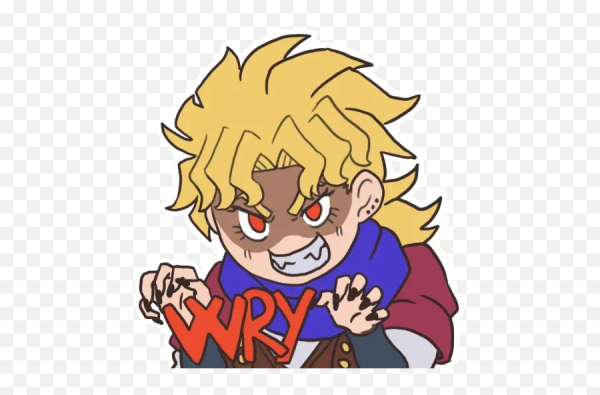 Джоджо Стикеры для ватсап