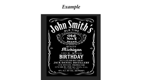 Джек Дэниэлс этикетка вектор
