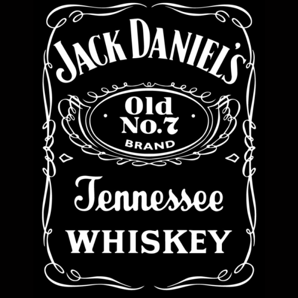 Jack Daniels Whiskey этикетка