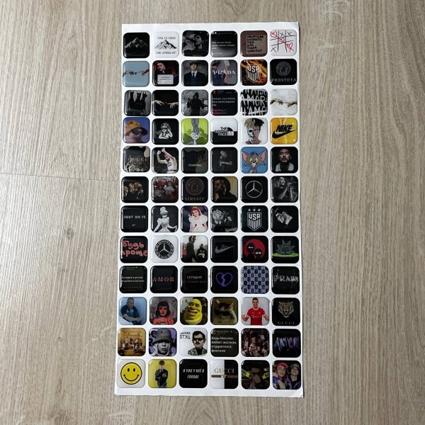 3d Стикеры на чехол