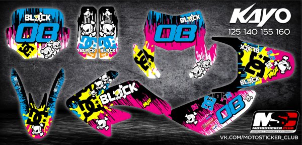 Наклейки на Irbis TTR 125