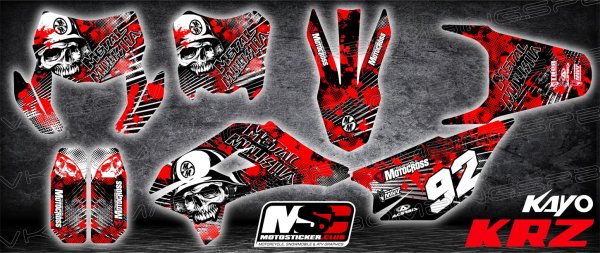 Наклейки Metal Mulisha ttr125