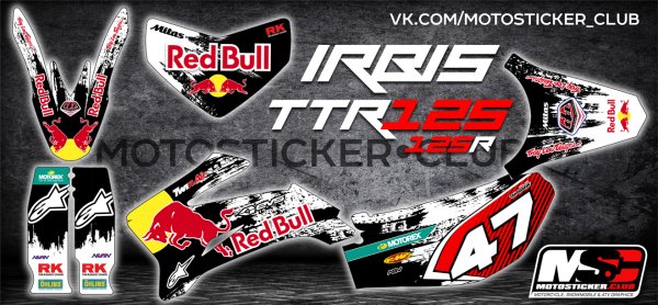 Наклейки на питбайк Apollo RFZ 125
