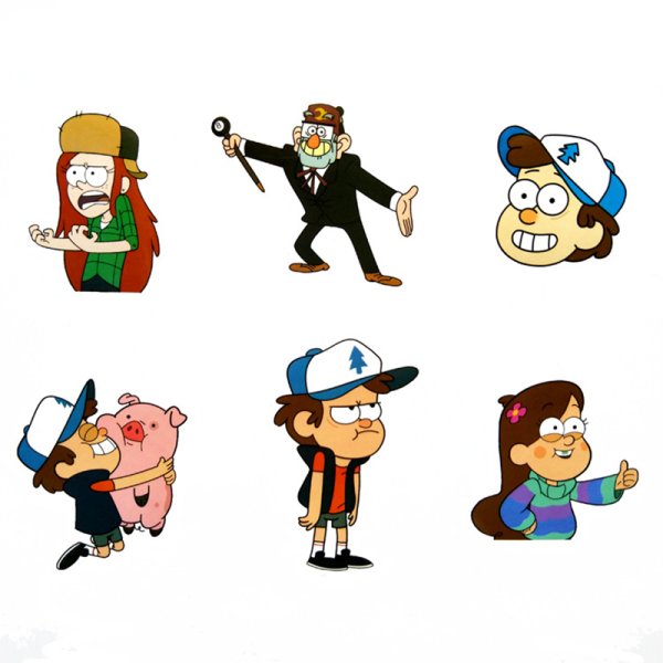 Стикеры наклейки Гравити Фолз