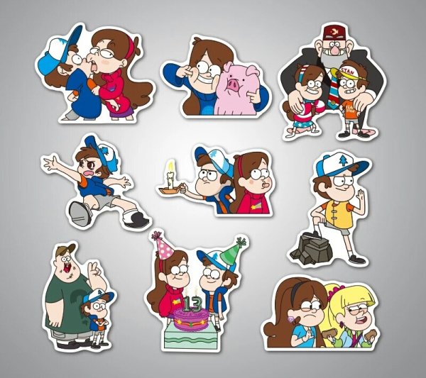 Стикер пак Гравити Фолз