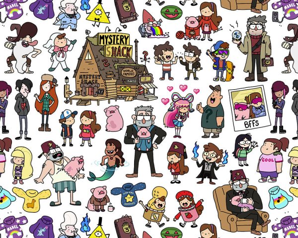 Стикер пак Гравити Фолз