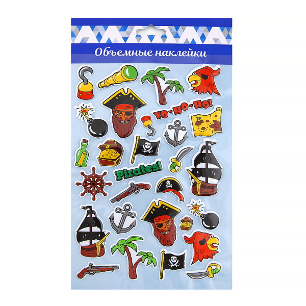 Наклейки объёмные