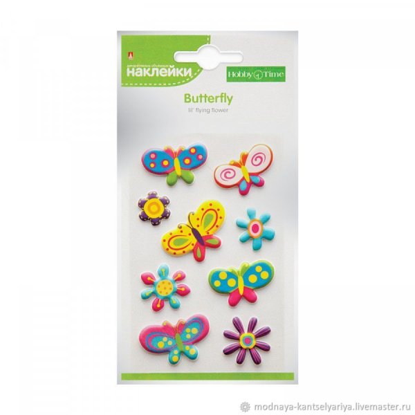 Объёмные полимерные наклейки