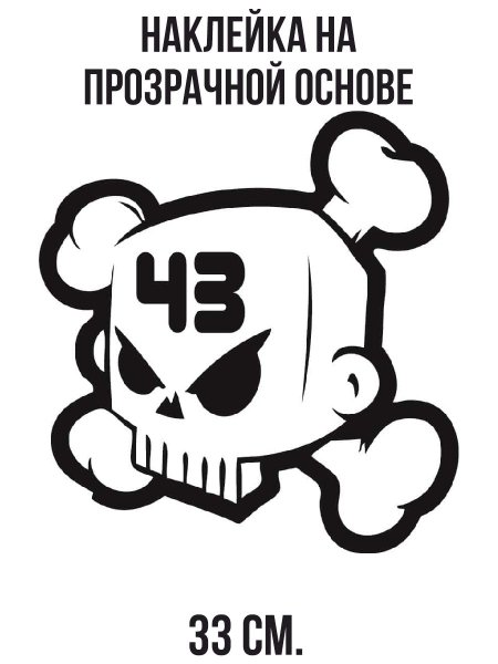 Череп Кен блока Стикеры