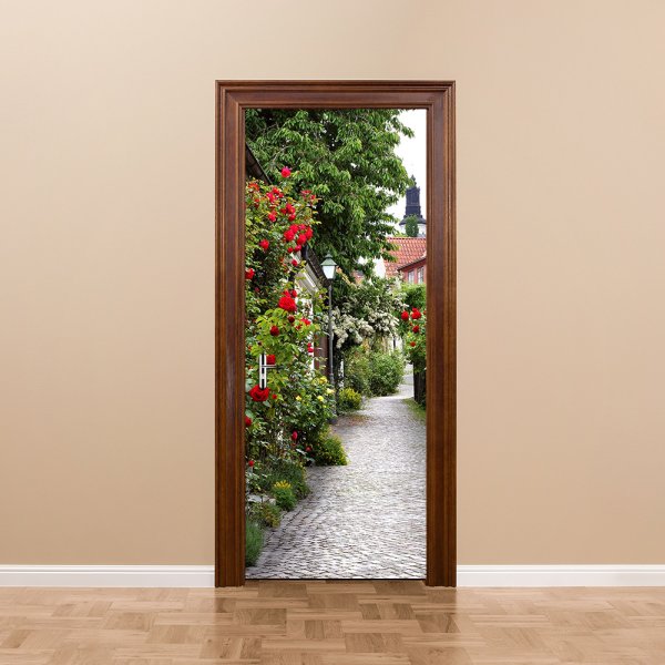 3д наклейки на дверь