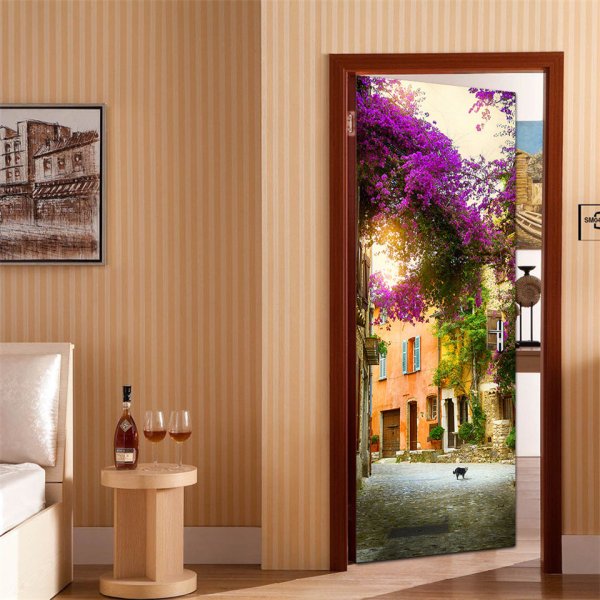 Наклейки на дверь входную