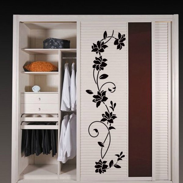 Декор дверей шкафа