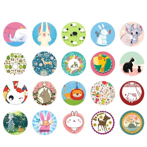 Круглые наклейки