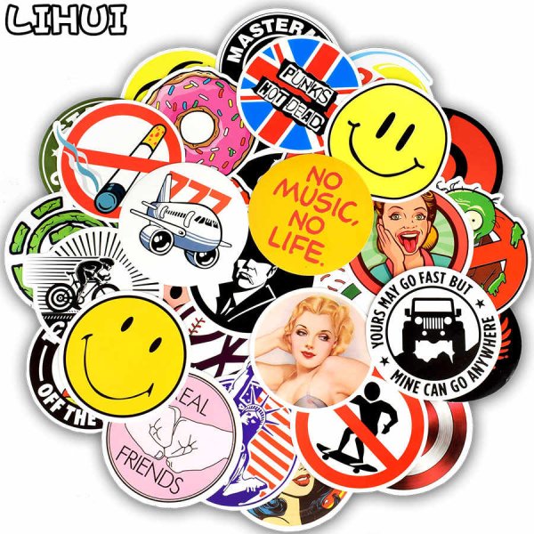 Круглые наклейки