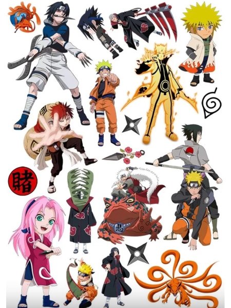 Стикеры Наруто Акацуки