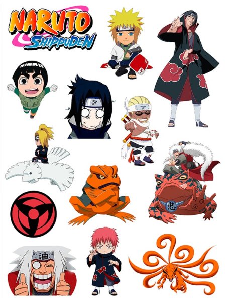 Наруто Стикеры Наруто