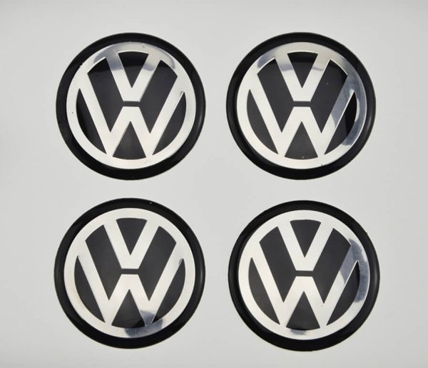 Наклейки на колпачки дисков VW 60мм