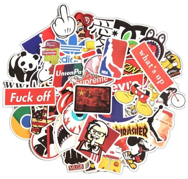 Набор стикеров с логотипом