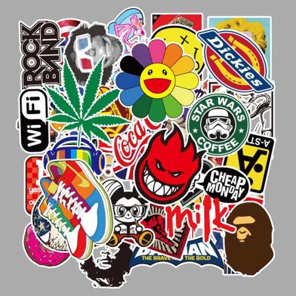 Наклейки на скейтборд аниме