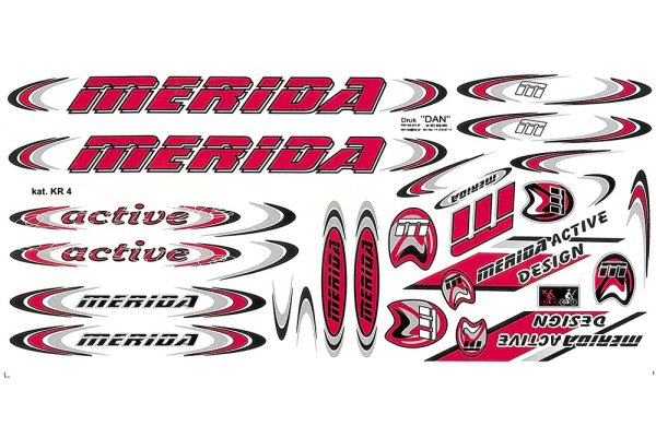 Набор наклеек на велосипед