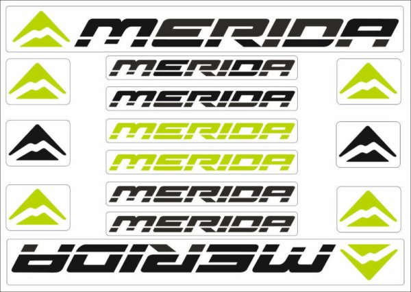 Наклейки Merida на велосипед