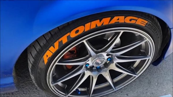 Наклейки на покрышки автомобиля