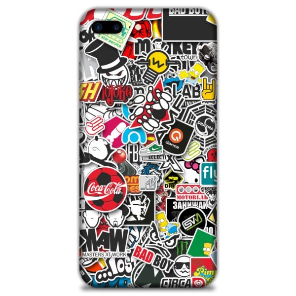 Чехол-наклейка Skinz виниловый для iphone 6 Plus Sticker Bomb Bad boy