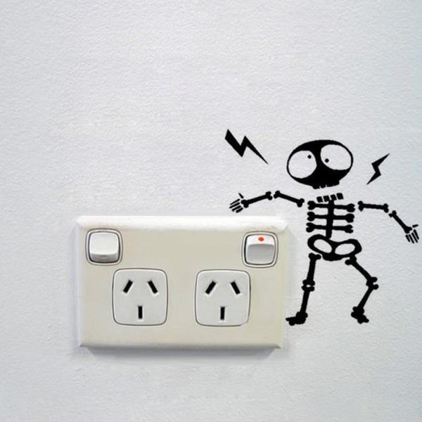 Интерьерная наклейка на выключатель