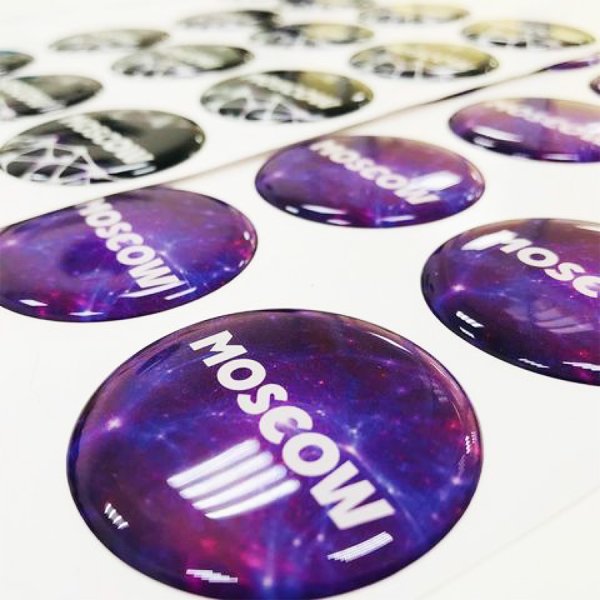 Наклейки со смолой