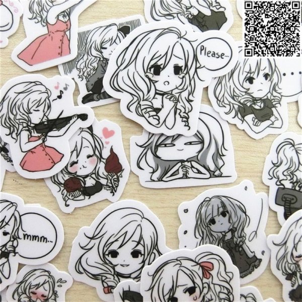 Наклейки в стиле аниме