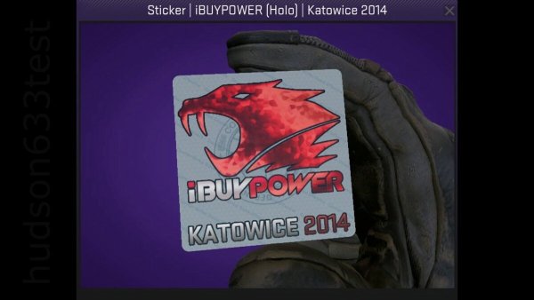 Наклейка IBUYPOWER Титан Холо Катовице 2014
