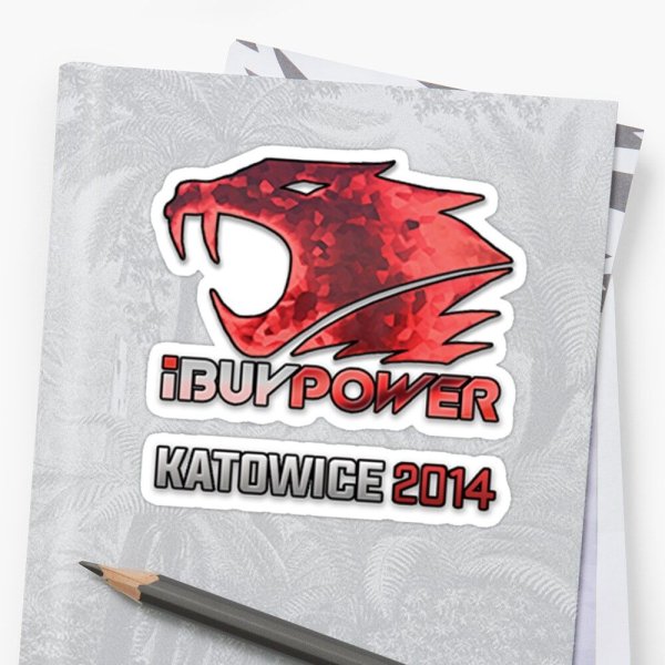 Наклейка IBUYPOWER Катовице 2014