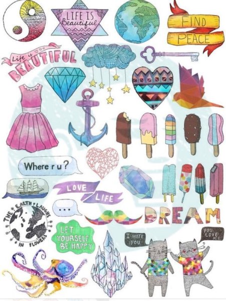 Крутые наклейки для личного дневника