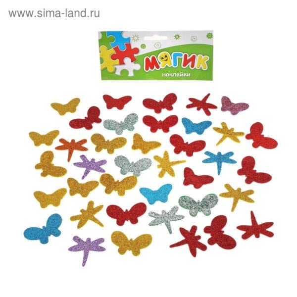 Наклейка Стрекоза объемная