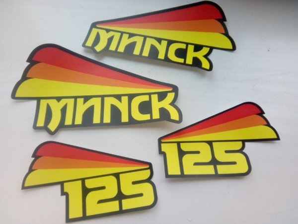 Наклейки Минск 125