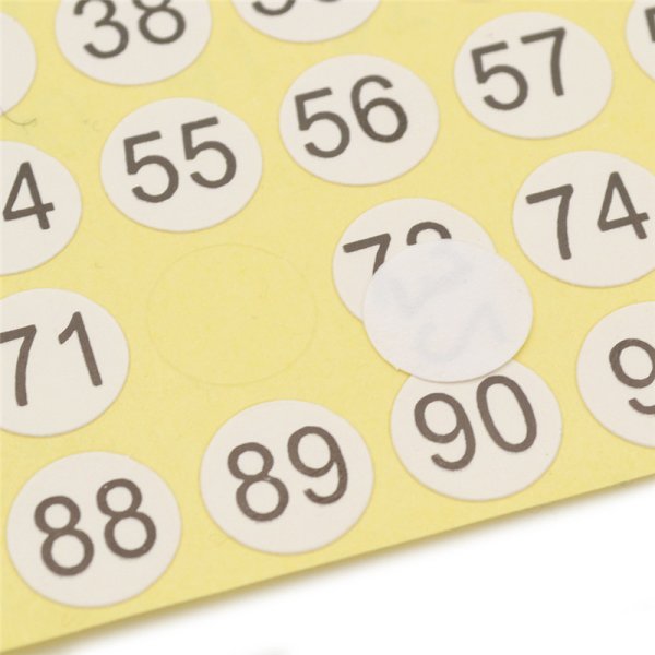 Самоклеющиеся наклейки с цифрами