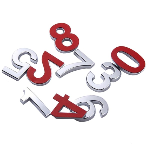 Цифры (с наклейками)