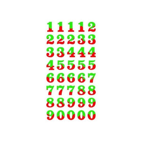 Цифры для наклеивания