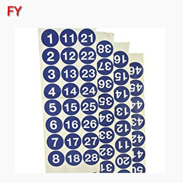 Стикеры с номерами