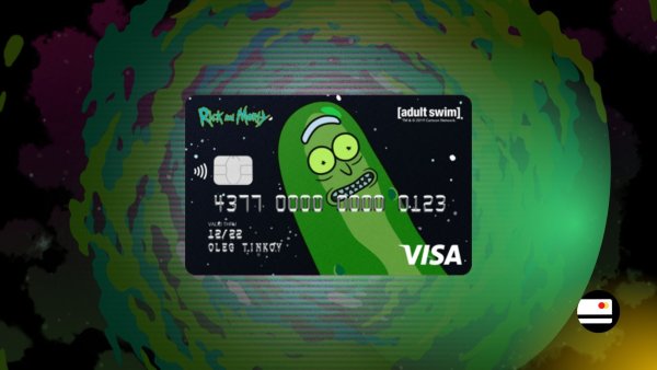 Дебетовая карта тинькофф Рик и Морти