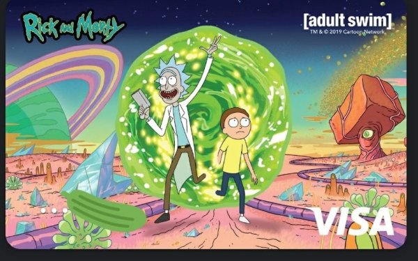 Карта тинькофф Блэк Рик и Морти