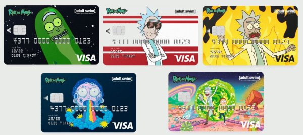 Карта тинькофф огурчик Рик