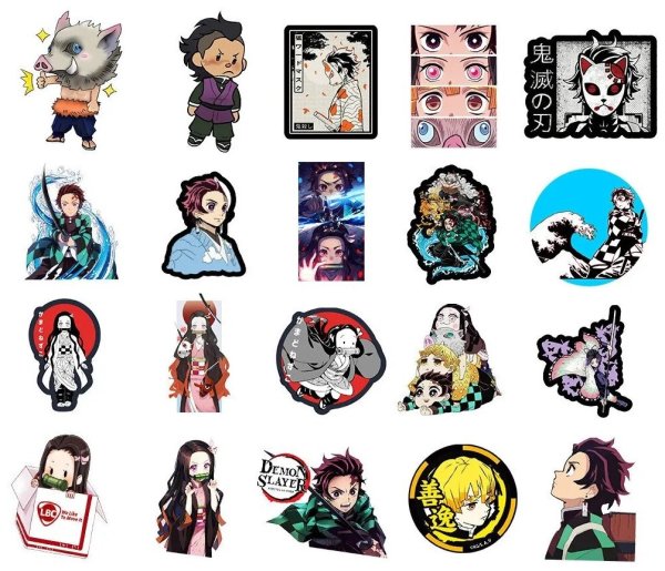 Набор наклеек «Demon Slayer»kupislona