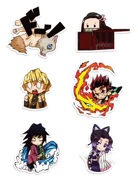 Demon Slayer Stickers