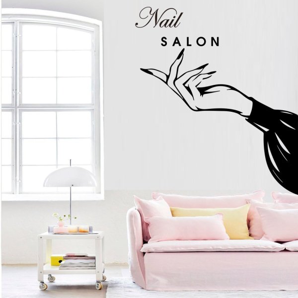 Наклейки на окна парикмахерской