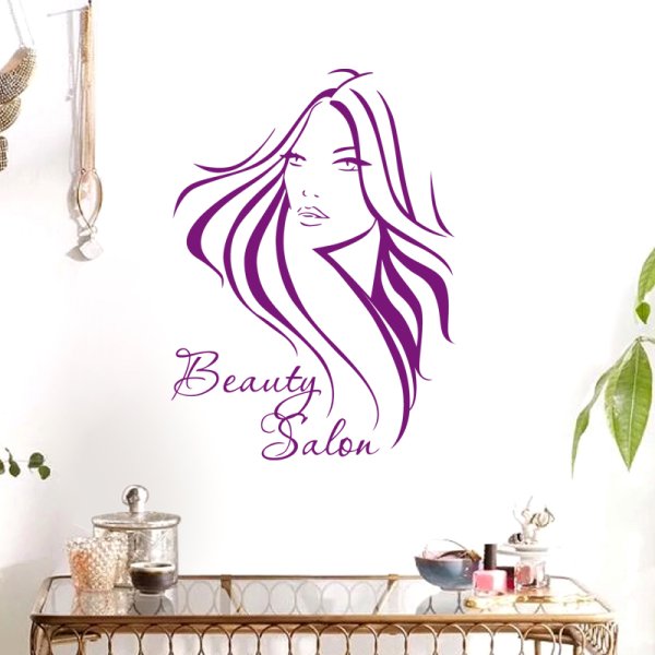 Наклейки на окна салон красоты
